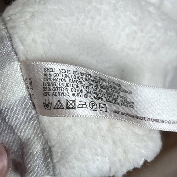 Anthropologie Saturday Sunday Womens Country Gal Plaid Terry Robe Sz M/L - Picture 3 of 7